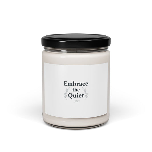 Embrace the Quiet Candle | Scented Soy Candle, 9oz
