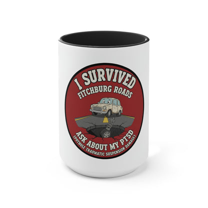 Fitchburg Roads Accent Mug — I Survived