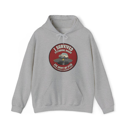 Fitchburg crew neck hoodie - I survived PTSD