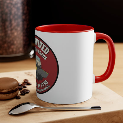 Fitchburg Roads Accent Mug — I Survived