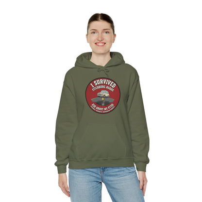 Fitchburg crew neck hoodie - I survived PTSD
