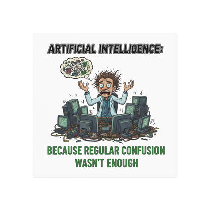 Humor Magnet - AI Regular Confusion