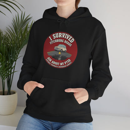 Fitchburg crew neck hoodie - I survived PTSD