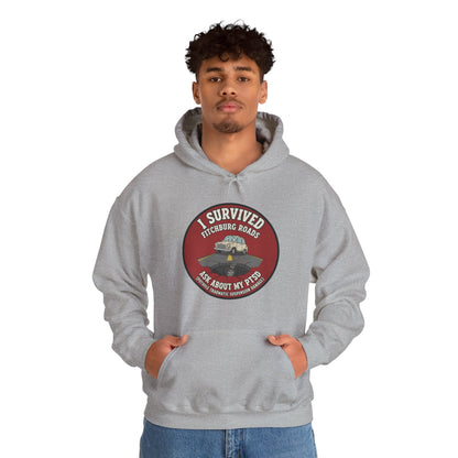 Fitchburg crew neck hoodie - I survived PTSD