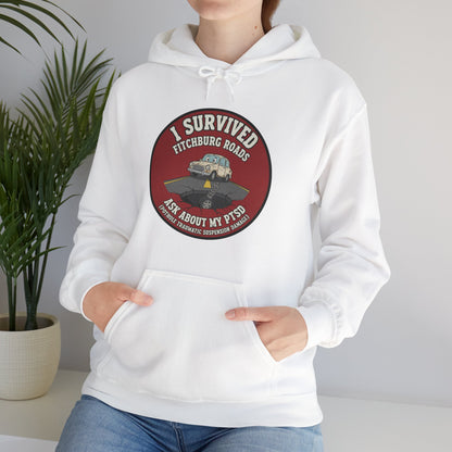 Fitchburg crew neck hoodie - I survived PTSD