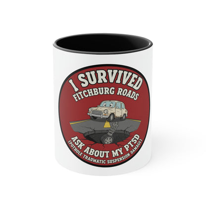 Fitchburg Roads Accent Mug — I Survived