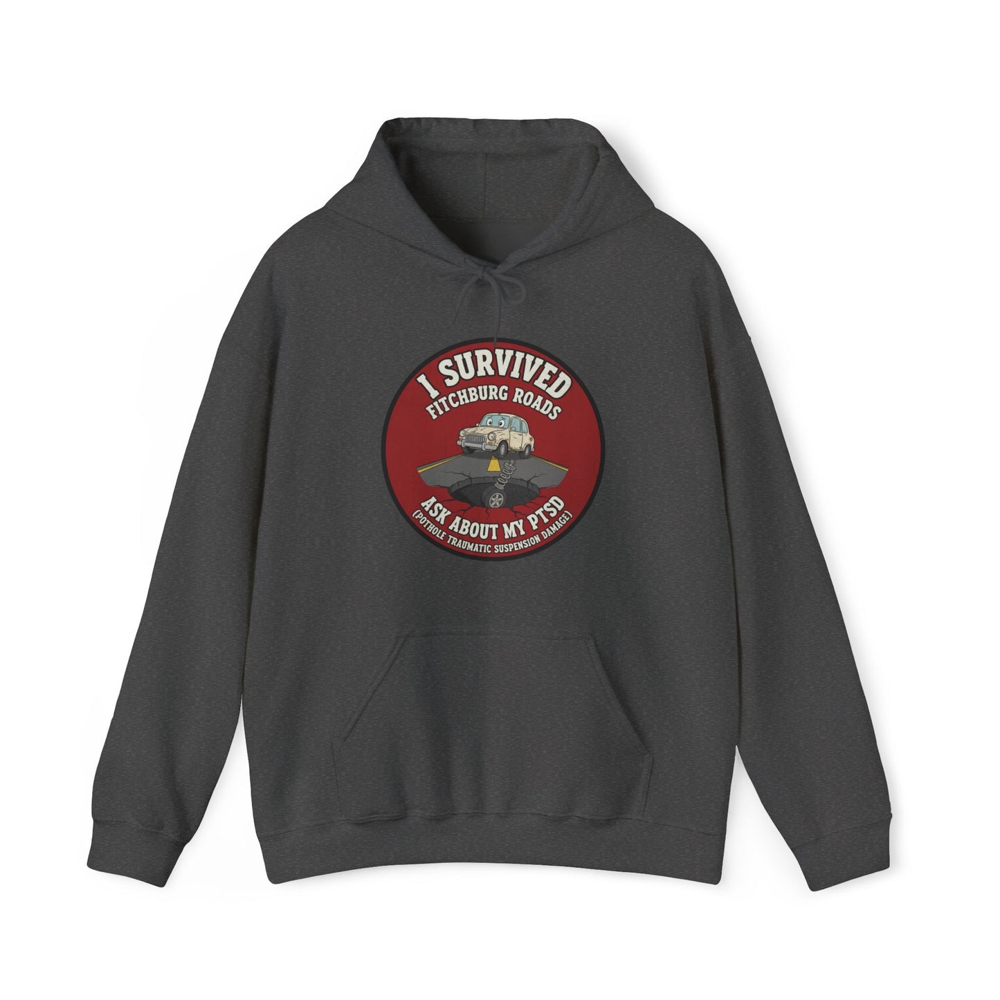 Fitchburg crew neck hoodie - I survived PTSD