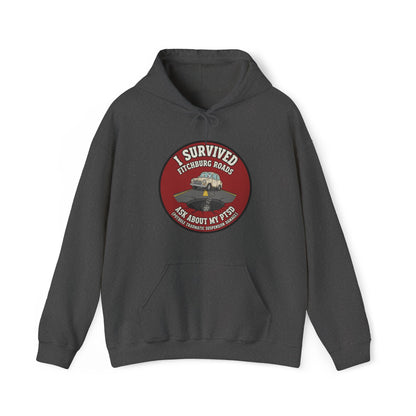 Fitchburg crew neck hoodie - I survived PTSD